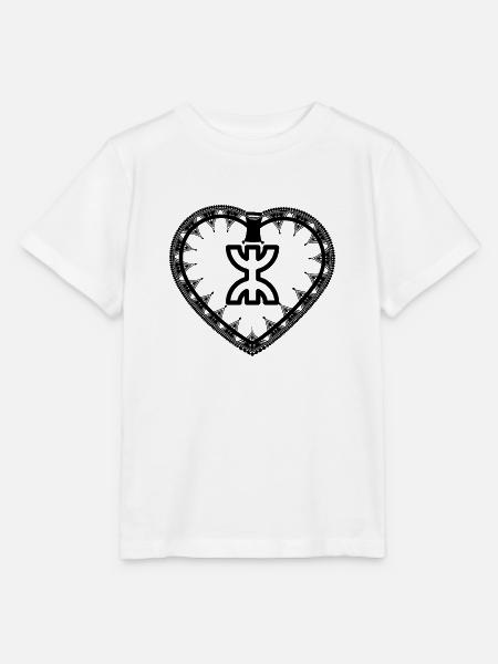 Z Imazighen (im Amulett) - Stanley/Stella Kinder T-Shirt MINI CREATOR - Weiß