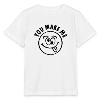 Tu me rends fou - T-shirt bio MINI CREATOR Stanley/Stella Enfant - blanc - Devant - Maike (125cm)