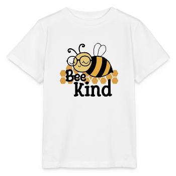 Abeille Enfant Abeille Abeille - T-shirt bio MINI CREATOR Stanley/Stella Enfant - blanc - Devant - Maike (125cm)