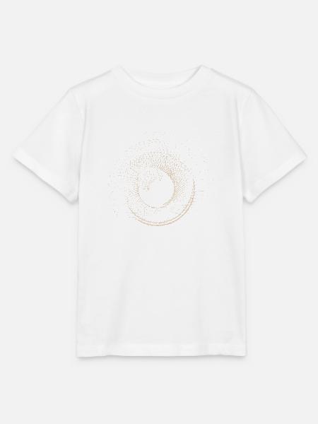 Abstraktes Punktdesign - Stanley/Stella Kinder T-Shirt MINI CREATOR - Weiß