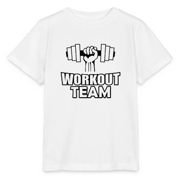 workout team - Stanley/Stella Kinder T-Shirt MINI CREATOR  - Weiß - Vorne - Maike (125cm)