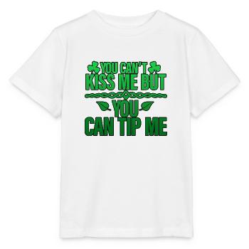 You Can't Kiss Me But You Can Tip Me 4 - Stanley/Stella Kinder T-Shirt MINI CREATOR  - Weiß - Vorne - Maike (125cm)