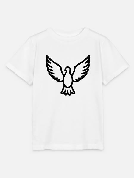 Taube - Stanley/Stella Kinder T-Shirt MINI CREATOR - Weiß