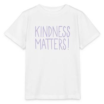 La gentillesse compte - T-shirt bio MINI CREATOR Stanley/Stella Enfant - blanc - Devant - Maike (125cm)