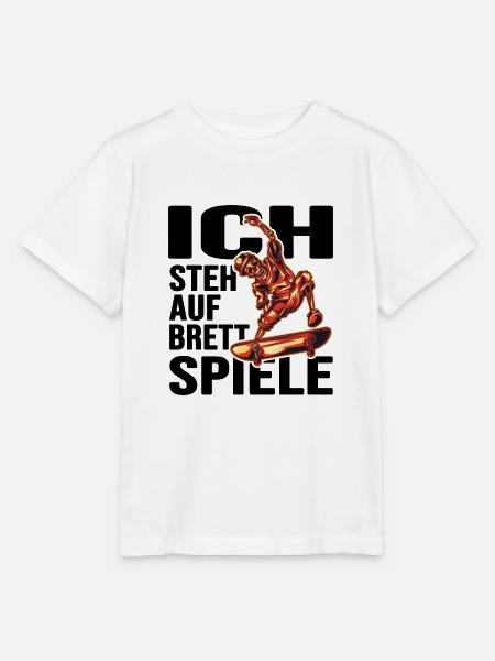 skate sk8 skateboarder halfpipe - Stanley/Stella Kinder T-Shirt MINI CREATOR - Weiß