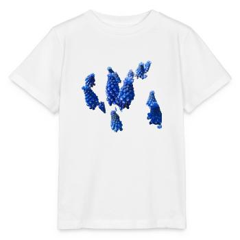 Fleurs,Fleur,Printemps,Fleurs,Jacinthes - T-shirt bio MINI CREATOR Stanley/Stella Enfant - blanc - Devant - Maike (125cm)