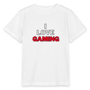 I Love Gaming - Gamer Gaming Video Games - Stanley/Stella MINI CREATOR Kids’ T-Shirt - white - Front - Maike (125cm)