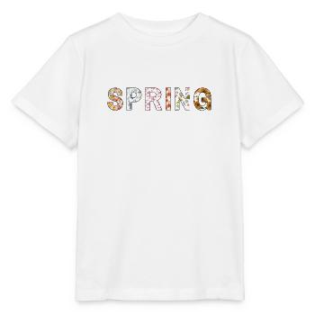 Spring | Spring | Tree | Flowers | Sunshine - Stanley/Stella MINI CREATOR Kids’ T-Shirt - white - Front - Maike (125cm)