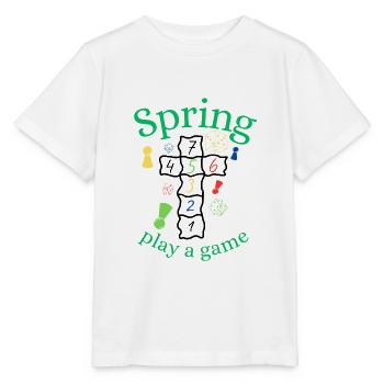 Frühling | Spring | Spiel | Spaß | Unterhaltung - Stanley/Stella Kinder T-Shirt MINI CREATOR  - Weiß - Vorne - Maike (125cm)