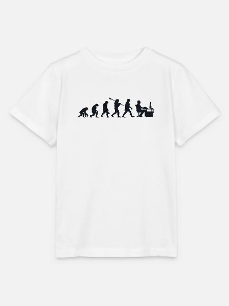 Darwin Evolution für Geeks 💻 - Stanley/Stella Kinder T-Shirt MINI CREATOR - Weiß