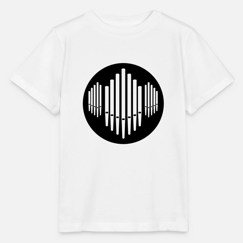 Orgue - T-shirt bio MINI CREATOR Stanley/Stella Enfant - blanc