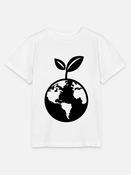Planet Erde - Stanley/Stella Kinder T-Shirt MINI CREATOR - Weiß