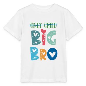 Big Bro Brother new baby sibling gift pregant mom - Stanley/Stella Kinder T-Shirt MINI CREATOR  - Weiß - Vorne - Maike (125cm)