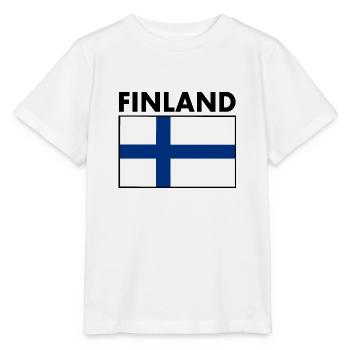 Finlande - T-shirt bio MINI CREATOR Stanley/Stella Enfant - blanc - Devant - Maike (125cm)