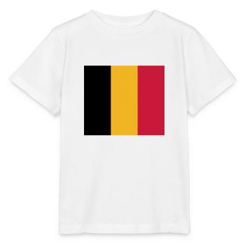 National Flag of Belgium - Stanley/Stella MINI CREATOR Kids’ T-Shirt - white - Front - Maike (125cm)