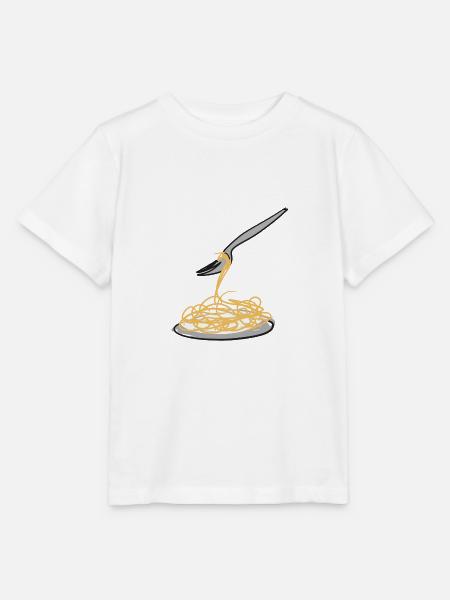 spaghetti symbol - Stanley/Stella Kinder T-Shirt MINI CREATOR - Weiß