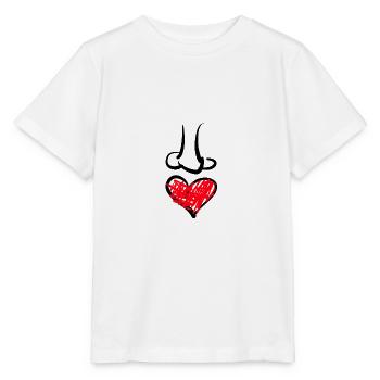 Nez du cœur - T-shirt bio MINI CREATOR Stanley/Stella Enfant - blanc - Devant - Maike (125cm)