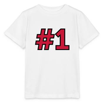 Nombre de Sport 1 Une - T-shirt bio MINI CREATOR Stanley/Stella Enfant - blanc - Devant - Maike (125cm)