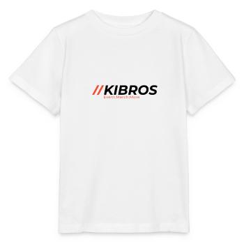KIBROS Orange Schwarz Facebook Titelbild - Stanley/Stella Kinder T-Shirt MINI CREATOR  - Weiß - Vorne - Maike (125cm)