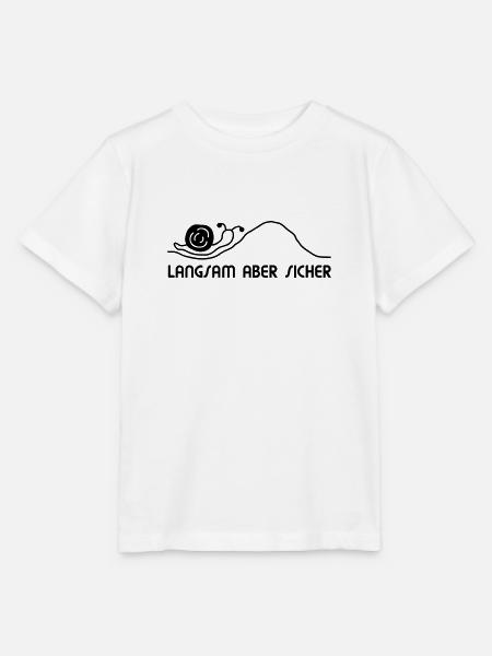 Schnecke langsam - Stanley/Stella Kinder T-Shirt MINI CREATOR  - Weiß