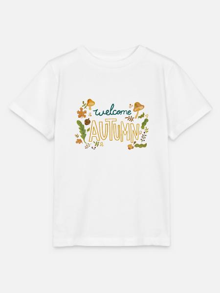 Willkommen im Herbst - Stanley/Stella Kinder T-Shirt MINI CREATOR - Weiß