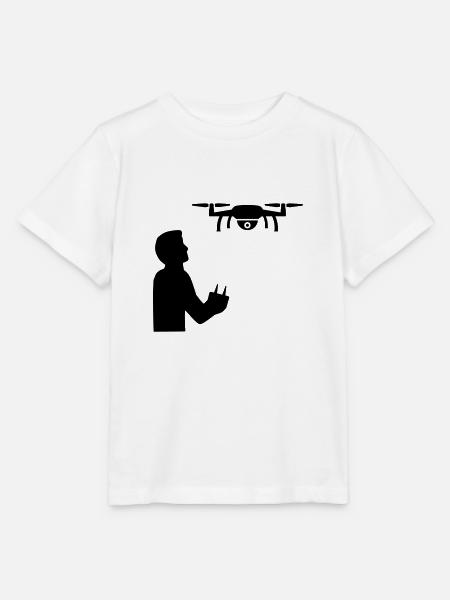 Drohne - Stanley/Stella Kinder T-Shirt MINI CREATOR  - Weiß