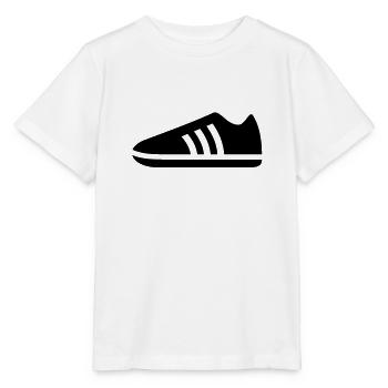 Ein blauer Sportschuh - Stanley/Stella Kinder T-Shirt MINI CREATOR  - Weiß - Vorne - Maike (125cm)