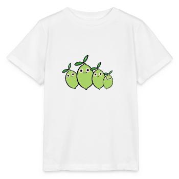 Famille,Limone,Famille,Chaux, Bande dessinée - T-shirt bio MINI CREATOR Stanley/Stella Enfant - blanc - Devant - Maike (125cm)