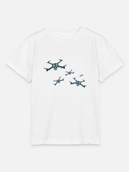dronen,drone,comic - Stanley/Stella Kinder T-Shirt MINI CREATOR - Weiß