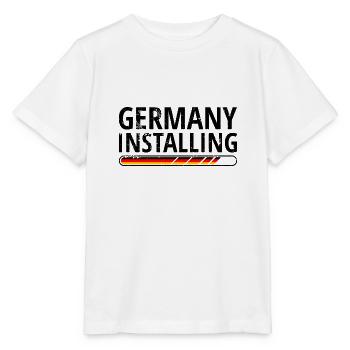 Drapeau de l’Allemagne Drapeau allemand Used Look Home - T-shirt bio MINI CREATOR Stanley/Stella Enfant - blanc - Devant - Maike (125cm)