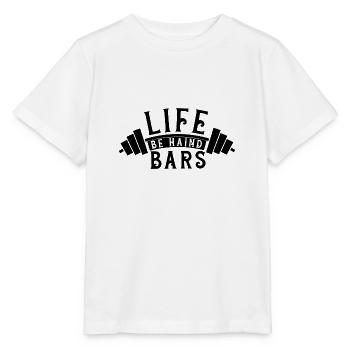 Life behind bars - Stanley/Stella MINI CREATOR Kids’ T-Shirt - white - Front - Maike (125cm)