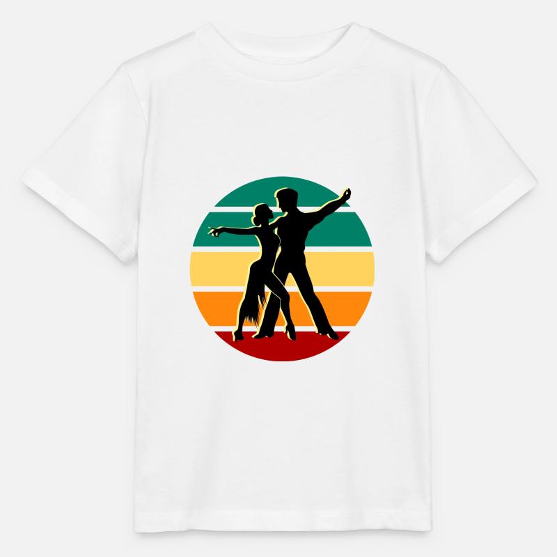 Salsa Tanz - Stanley/Stella Kinder T-Shirt MINI CREATOR  - Weiß