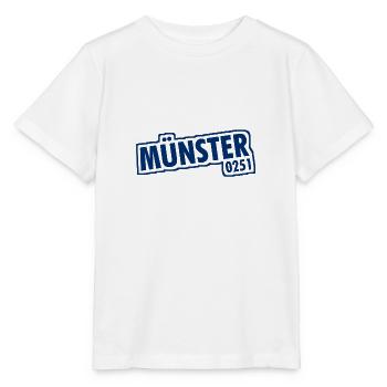Münster 0251 Vorwahl Telefon NRW - Stanley/Stella Kinder T-Shirt MINI CREATOR  - Weiß - Vorne - Maike (125cm)