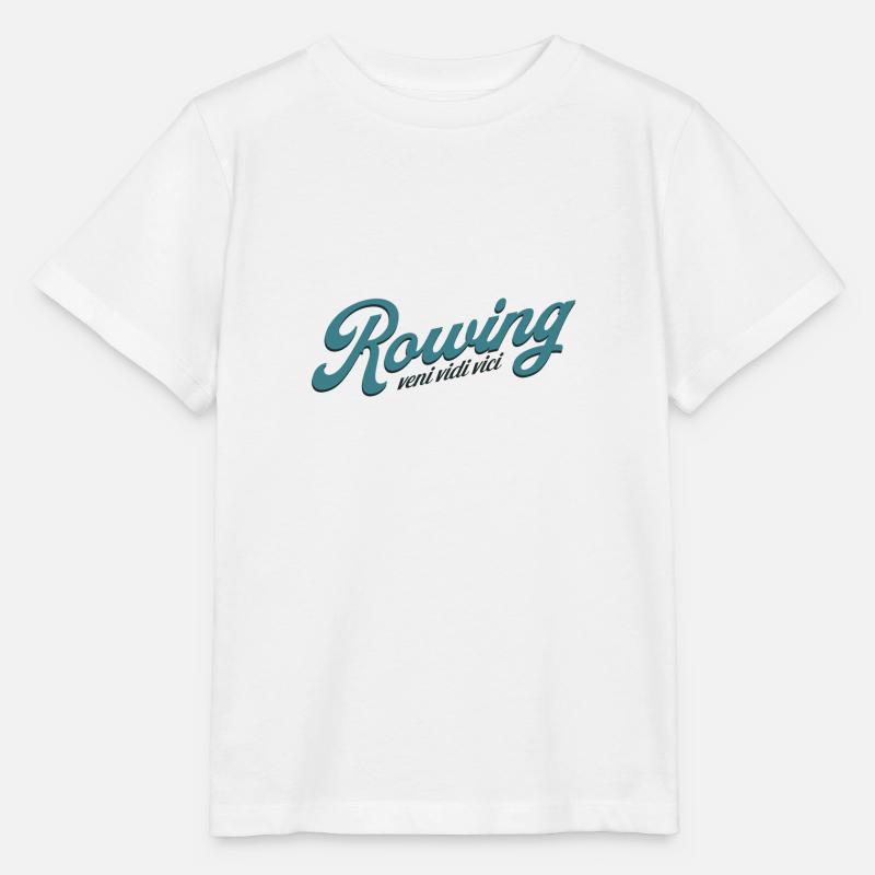 Rowing - veni vidi vici - Rudern Ruderer Ruderin - Stanley/Stella Kinder T-Shirt MINI CREATOR  - Weiß