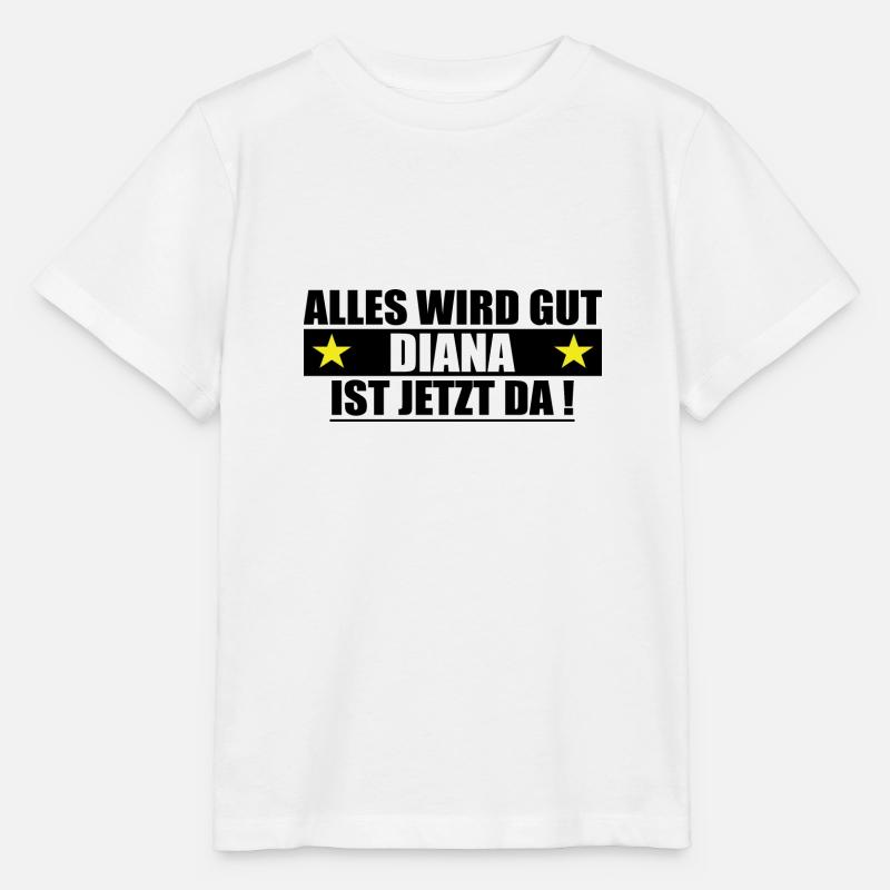Diana Name Vorname Geburtstag - Stanley/Stella Kinder T-Shirt MINI CREATOR  - Weiß