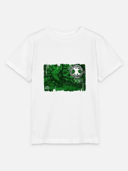 eiche mit lebensbaum grün - Stanley/Stella Kinder T-Shirt MINI CREATOR - Weiß