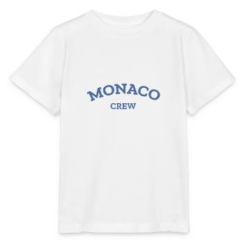 Monaco Crew - Monte Carlo - Mittelmeer - Stanley/Stella Kinder T-Shirt MINI CREATOR  - Weiß - Vorne - Maike (125cm)