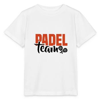 Padel Tennis Paddle Padel Ball Paddling Padel Tennis - Stanley/Stella MINI CREATOR Kids’ T-Shirt - white - Front - Maike (125cm)