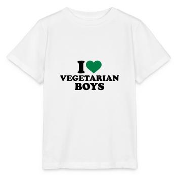 vegetarian - Stanley/Stella MINI CREATOR Kids’ T-Shirt - white - Front - Maike (125cm)