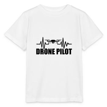 Drohne - Stanley/Stella Kinder T-Shirt MINI CREATOR  - Weiß - Vorne - Maike (125cm)
