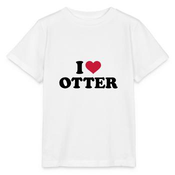 loutre - T-shirt bio MINI CREATOR Stanley/Stella Enfant - blanc - Devant - Maike (125cm)