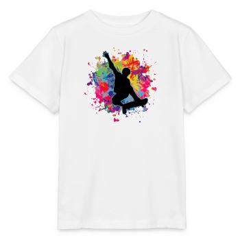 skater - Stanley/Stella MINI CREATOR Kids’ T-Shirt - white - Front - Maike (125cm)