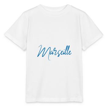 Marseille Frankreich - Stanley/Stella Kinder T-Shirt MINI CREATOR  - Weiß - Vorne - Maike (125cm)