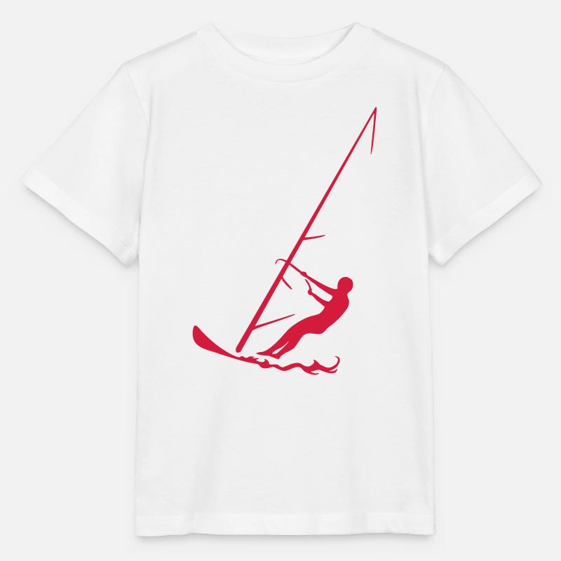 planche à voile - T-shirt bio MINI CREATOR Stanley/Stella Enfant - blanc