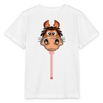 Hobby Horses - Hobby Horsing - Stanley/Stella MINI CREATOR Kids’ T-Shirt - white - Front - Maike (125cm)