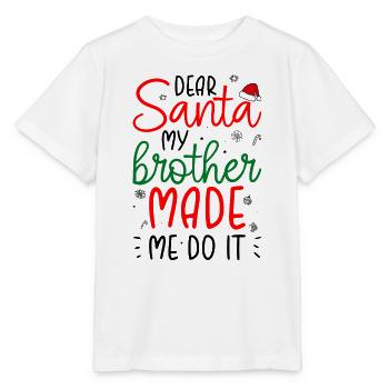 Santa Brother gemacht - Stanley/Stella Kinder T-Shirt MINI CREATOR  - Weiß - Vorne - Maike (125cm)