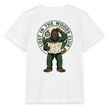 Lost in the Woods Bigfoot Club - Stanley/Stella Kinder T-Shirt MINI CREATOR  - Weiß - Vorne - Maike (125cm)