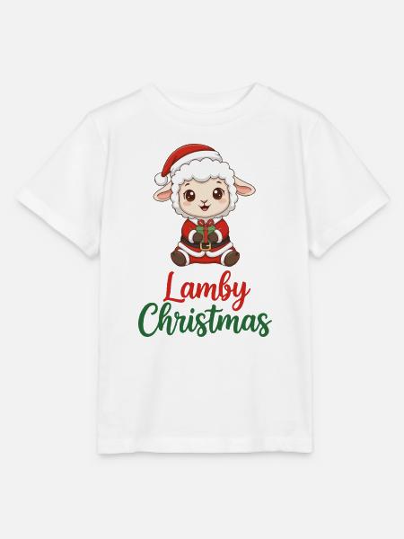 Lamby Christmas: Bezaubernder Weihnachtsmann - Stanley/Stella Kinder T-Shirt MINI CREATOR - Weiß