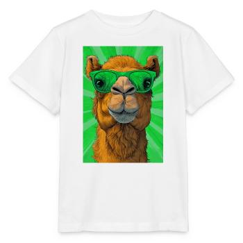 chameau - T-shirt bio MINI CREATOR Stanley/Stella Enfant - blanc - Devant - Maike (125cm)