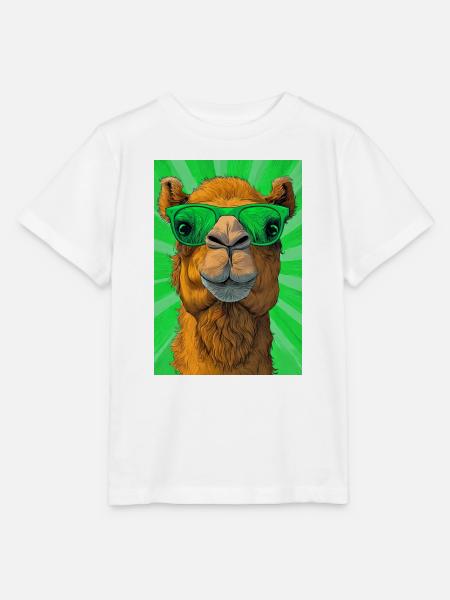 Kamel - Stanley/Stella Kinder T-Shirt MINI CREATOR - Weiß